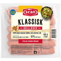 Illustration av Grillkorv