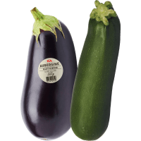 Illustration av Aubergine, Zucchini
