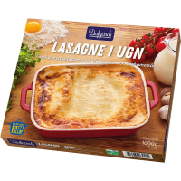 Illustration av Lasagne i ugn Fryst
