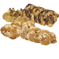 Illustration av Estelleflätor, Wienerfläta äpple, Maple pecan