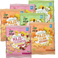 Illustration av Majssnacks