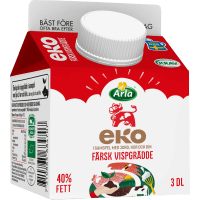 Illustration av Ekologisk Vispgrädde