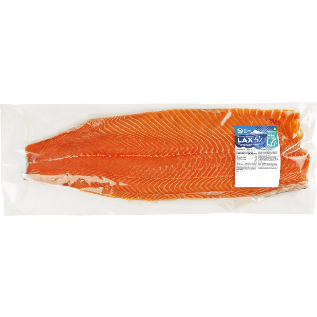 Illustration av Färsk laxsida ASC