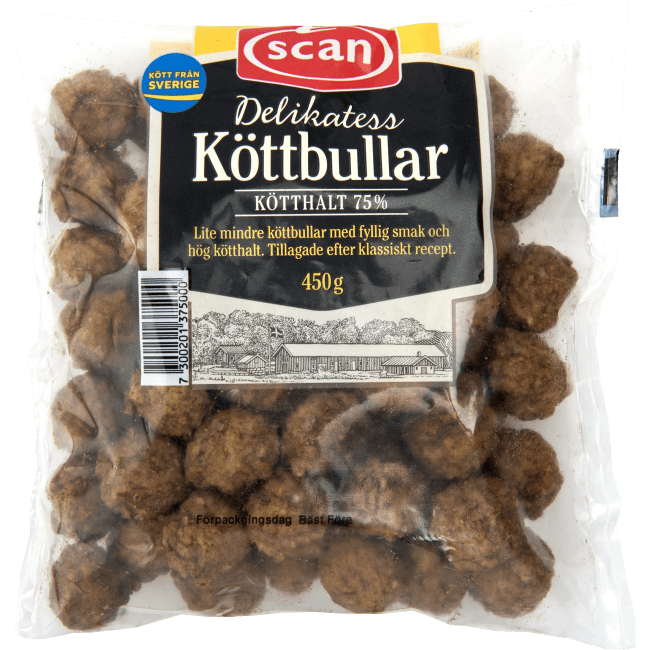 Illustration av Delikatessköttbullar