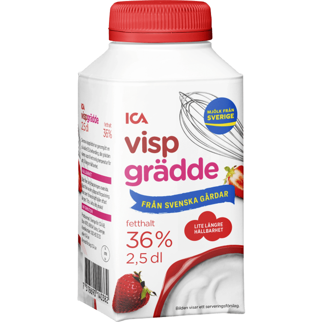 Illustration av Vispgrädde
