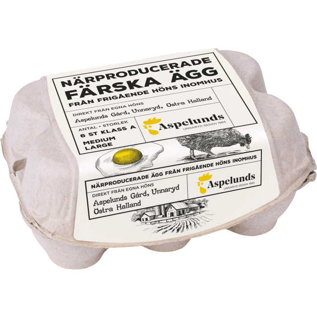 Illustration av Ägg 6-pack