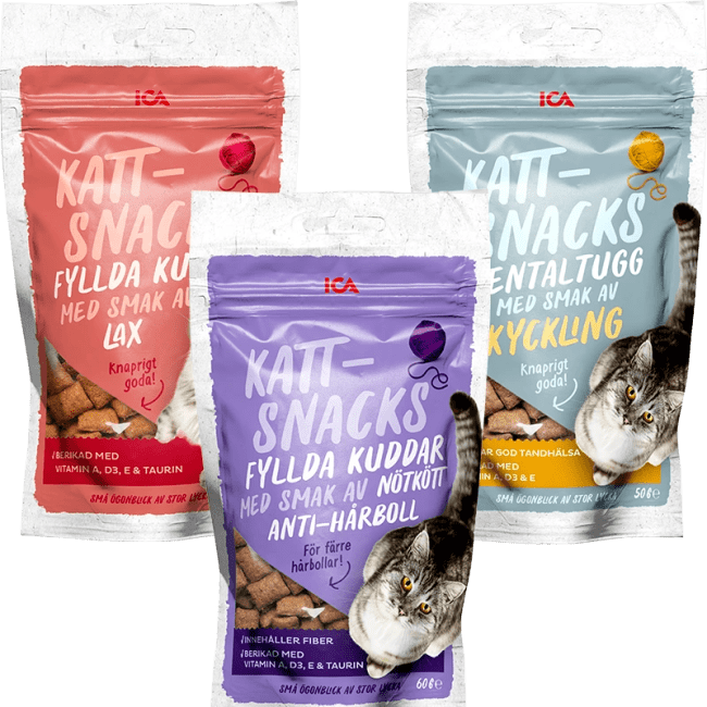 Illustration av 30% på kattsnacks