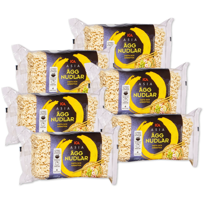 Illustration av Äggnudlar