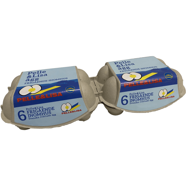 Illustration av Ägg 6-pack