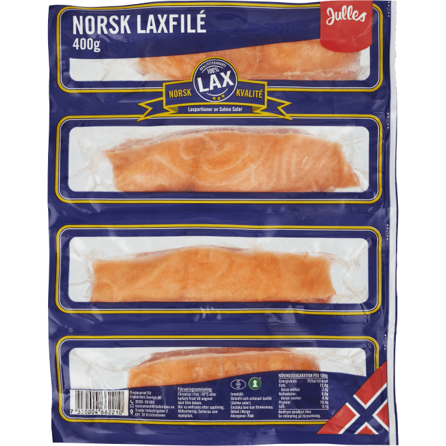 Illustration av Laxfilé, fryst