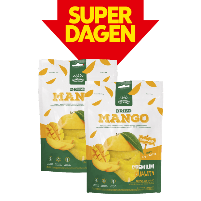 Illustration av Torkad Mango
