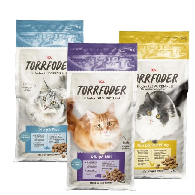 Illustration av 30% på kattmat torrforder