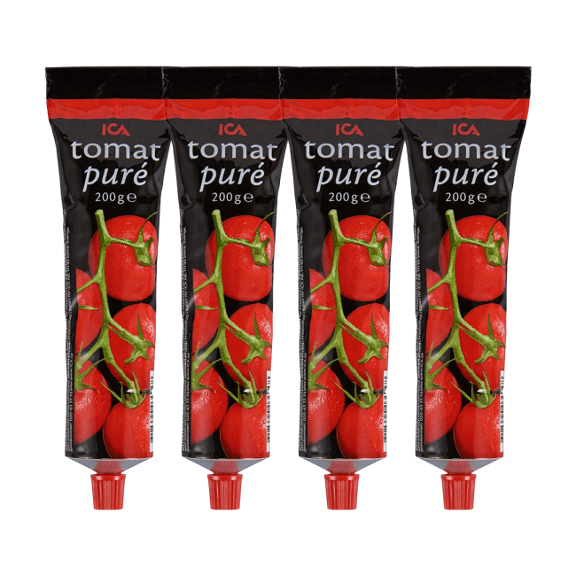 Illustration av Tomatpuré