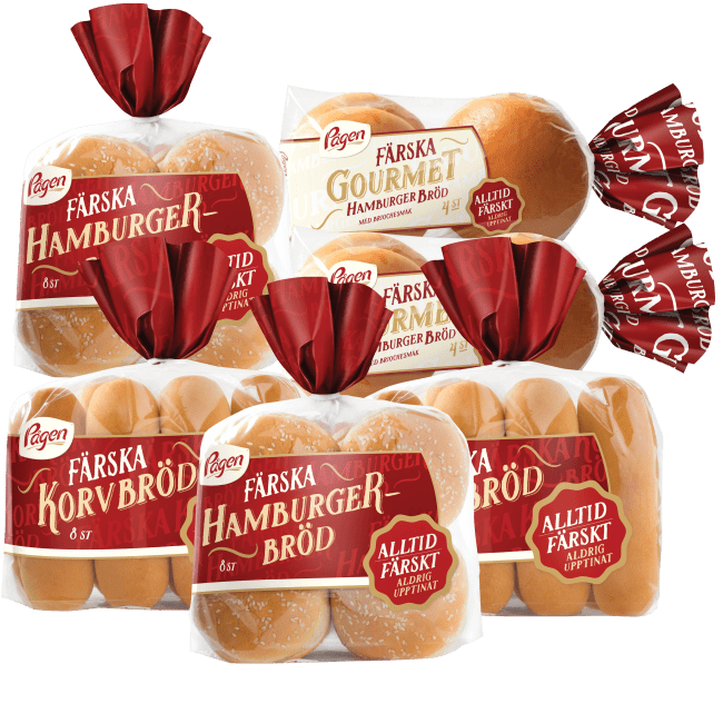 Illustration av Korv-, hamburgerbröd, gourmet hamburgerbröd