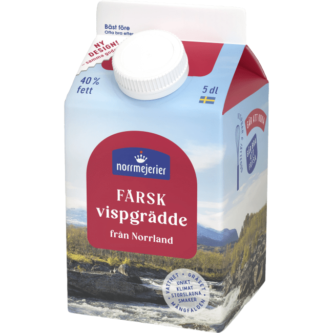 Illustration av Vispgrädde