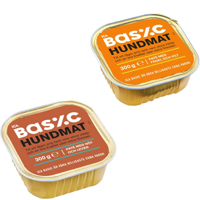 Illustration av 30% på hundmat paté