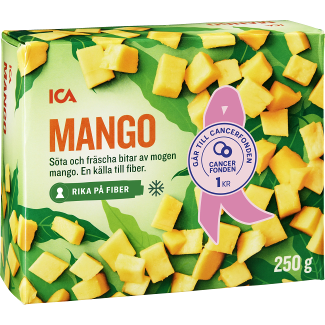 Illustration av Fryst mango