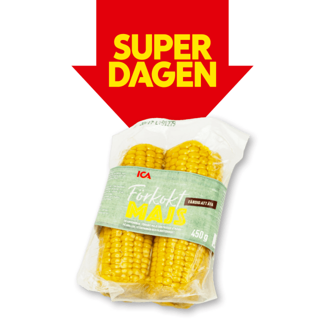 Illustration av Förkokta majskolvar 2-pack