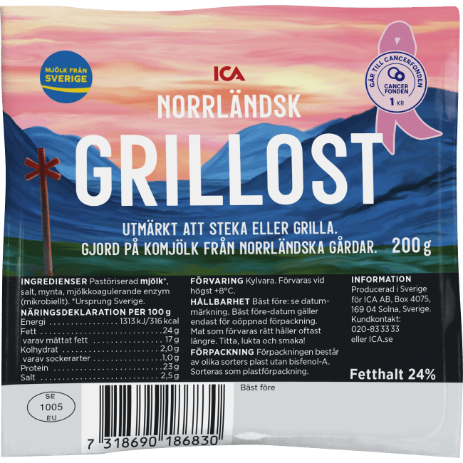 Illustration av Norrländsk grillost