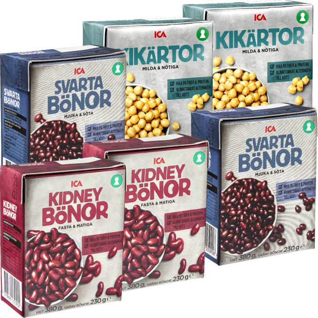 Illustration av Bönor, Kikärtor, Linser