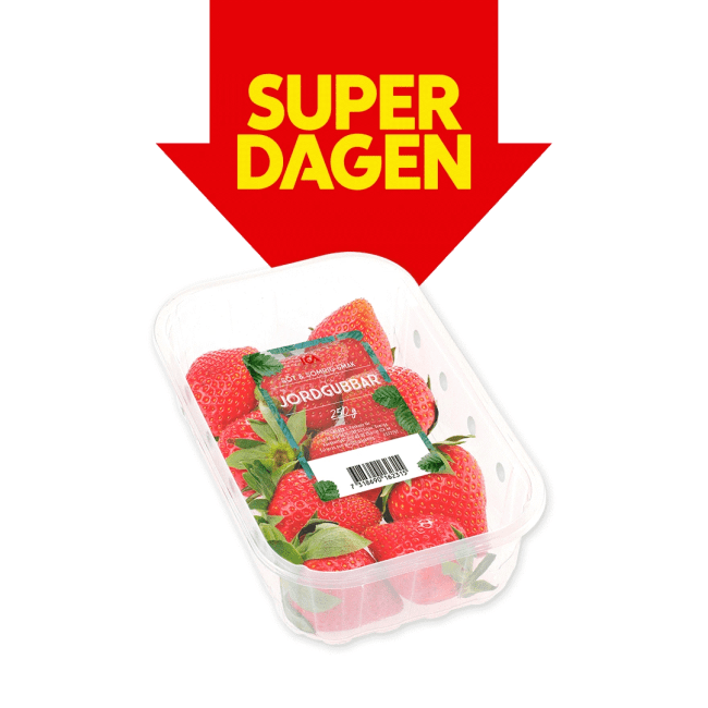 Illustration av Jordgubbar i ask