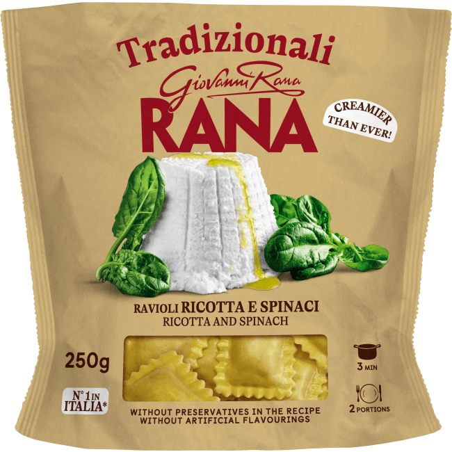 Illustration av Färsk fylld pasta