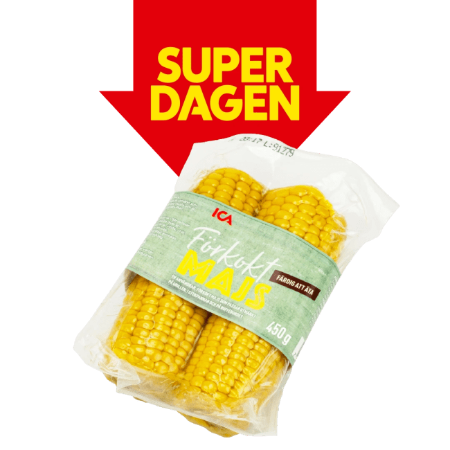 Illustration av Förkokta majskolvar 2-pack