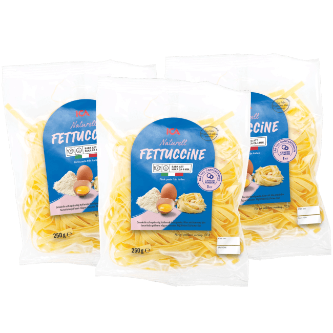 Illustration av Färsk pasta fettuccine