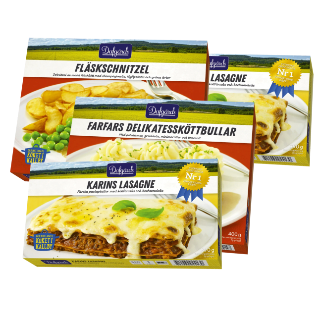 Illustration av Enportionsrätter