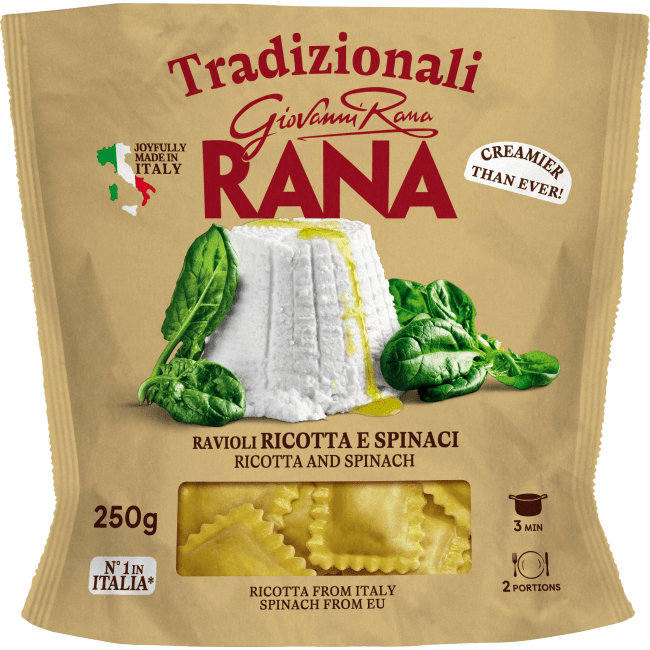 Illustration av Färsk fylld pasta