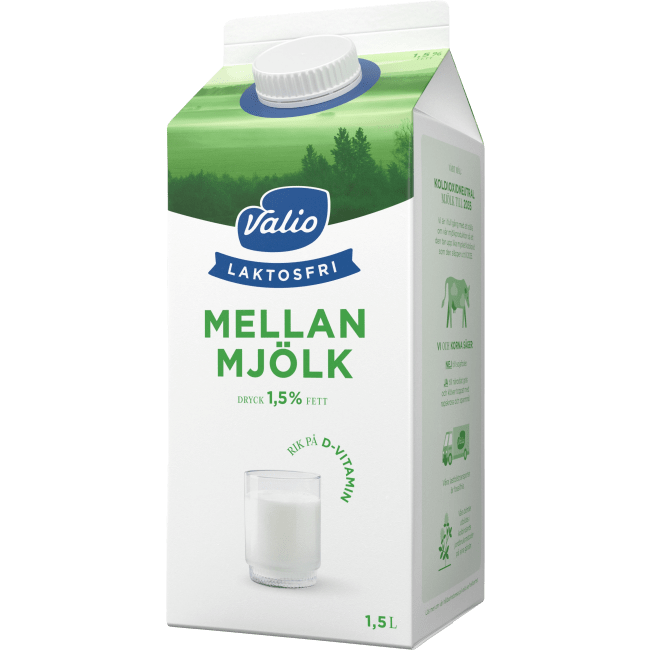 Illustration av Laktosfri mjölkdryck