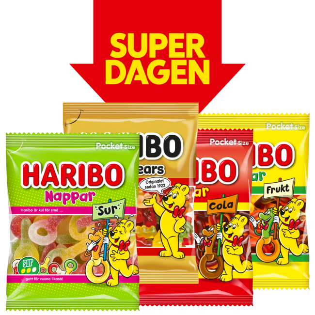 Illustration av Godispåsar