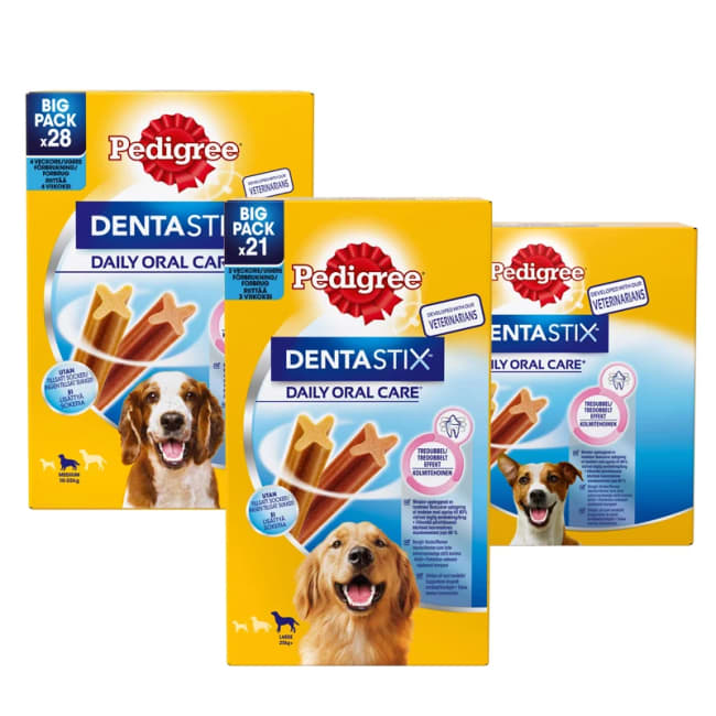 Illustration av 30% på hundtugg dentastix