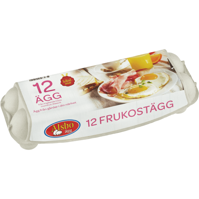 Illustration av Frukostägg 12-pack