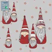 Servett 33cm Nisse 20-p ICA.