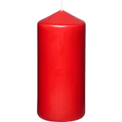 Blockljus Röd 15cm ICA.