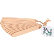Sticketikett bambu 10cm 15p.