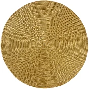 Tablett Ines Guld D:38cm ICA.