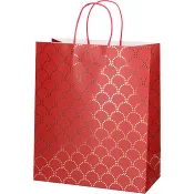 Presentpåse Arc röd 26x31cm.