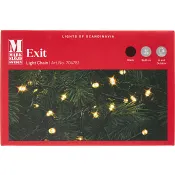 Ljusslinga Exit 80LED Svart 8m Markslöjd.