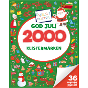 2000 klistermärken: God jul!.