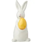 Påskhare 17cm gult ägg Nordic Season.
