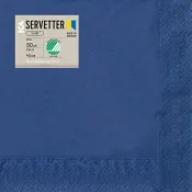 Servett Mörkblå 40cm 50-p ICA.