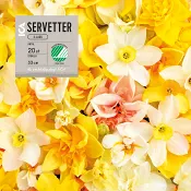 Servett 33cm Påskliljor.