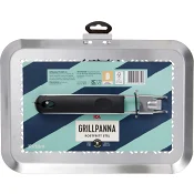 Grillform med handtag 37x26,5cm.
