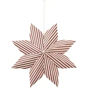 Stjärna 50cm röd rand ICA.