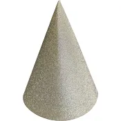 Partyhatt mini 4p guldglitter Festive.