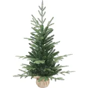 Gran 90cm med jutefot Festive.