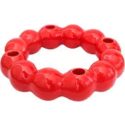 Adventljusstake kula röd.