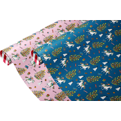 Julpapper Pippi 2mx70cm.